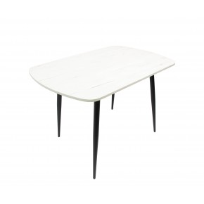 Стол ВВР ЛДСП Дуб крафт белый/черный конус 110/70